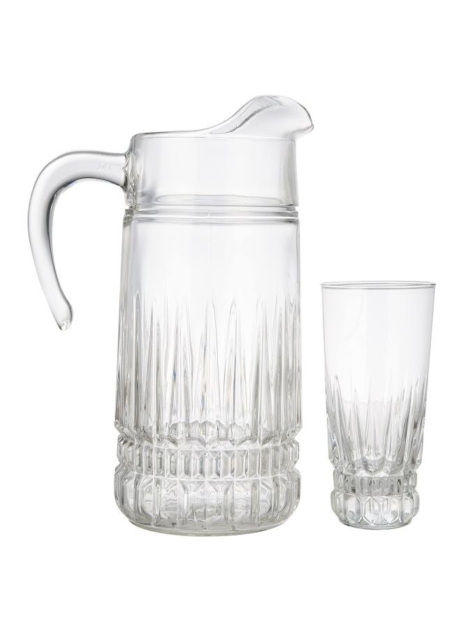 Luminarc - 7-Piece Amprator Jug With Glass Set Clear 1Liters - Image 1