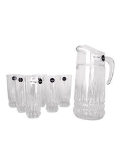 Luminarc 7-Piece Amprator Jug With Glass Set Clear 1Liters  - Image 1