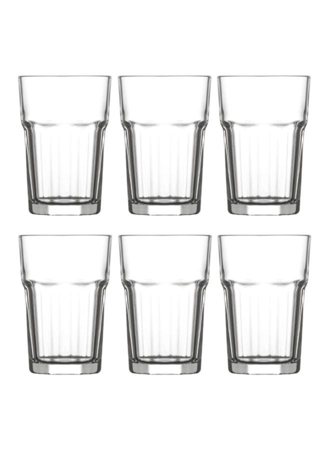 LAV 6-Piece Aras Long Drink Glass Set Clear - Image 1