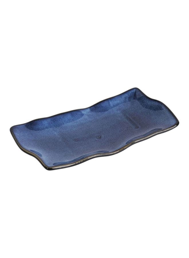 شاربدو طبق عشاء من كيلن لون أزرق 26x12x3سم  - Image 1
