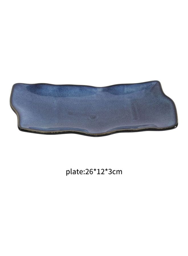 شاربدو طبق عشاء من كيلن لون أزرق 26x12x3سم  - Image 2