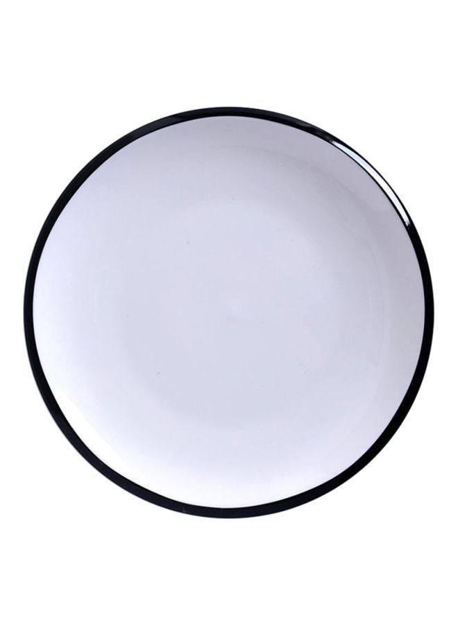 شاربدو طبق مسطح واتانابي أبيض/ أسود 8بوصة - Image 2