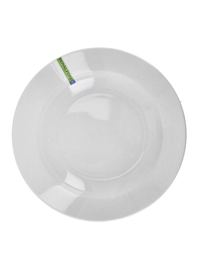 Royalford - Round Deep Plate White 8inch - Image 1
