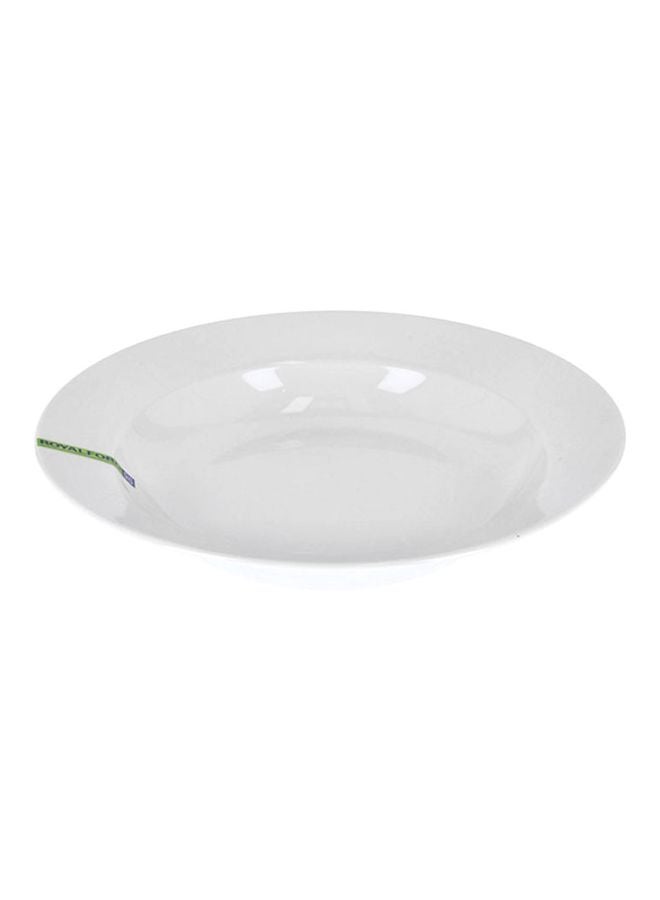 Royalford - Round Deep Plate White 8inch - Image 1