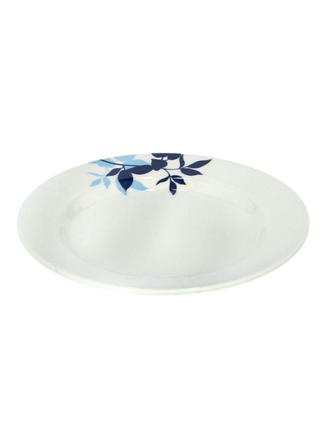 ديلكاسا طبق تقديم عشاء أبيض/أزرق 8بوصة - Image 1