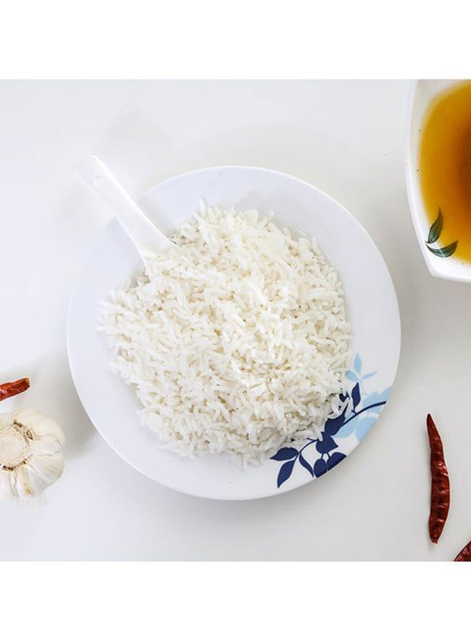 ديلكاسا طبق تقديم عشاء أبيض/أزرق 8بوصة - Image 2