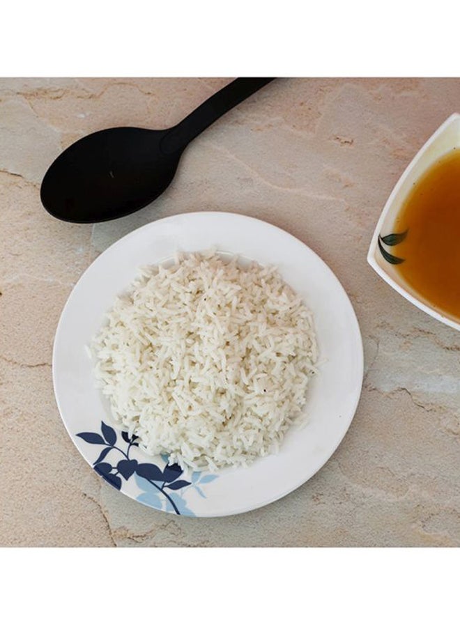 ديلكاسا طبق تقديم عشاء أبيض/أزرق 8بوصة - Image 3