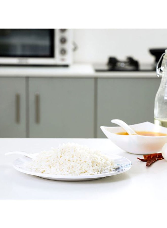 ديلكاسا طبق تقديم عشاء أبيض/أزرق 8بوصة - Image 4