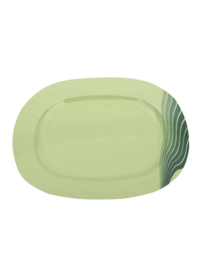 Royalford - Melamine Oval Plate Radiant Thai-Green 12inch - Image 1