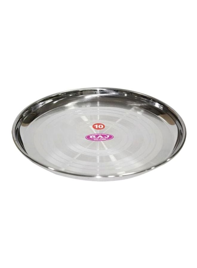 RAJ Touch China Plate Silver 21cm 