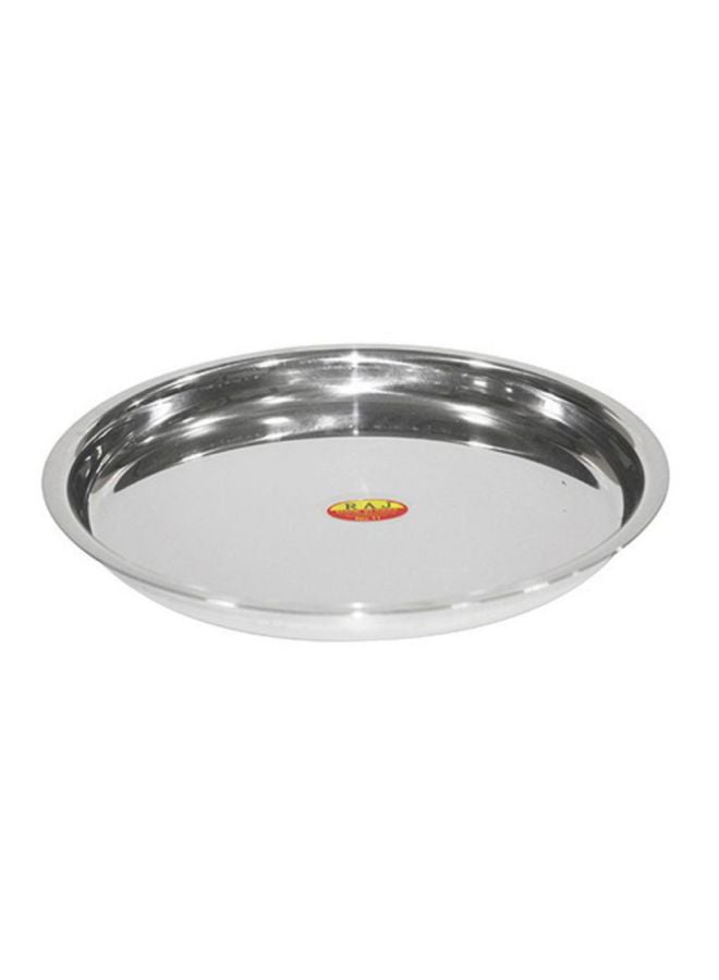 RAJ Stainless Steel Plate Silver 30.5cm 