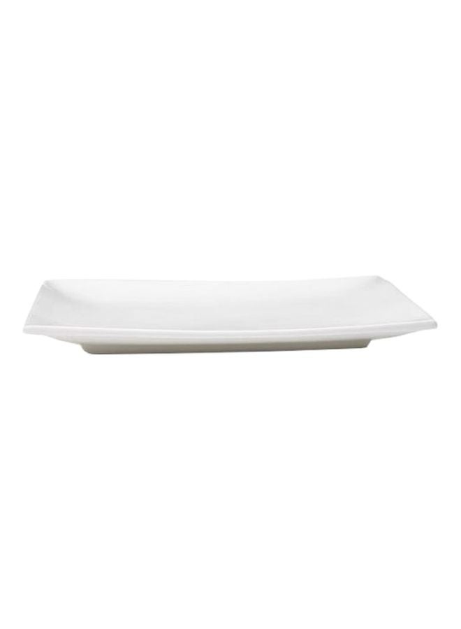 فيرونا طبق كبير مستطيل أبيض 33x23.5سم  - Image 1