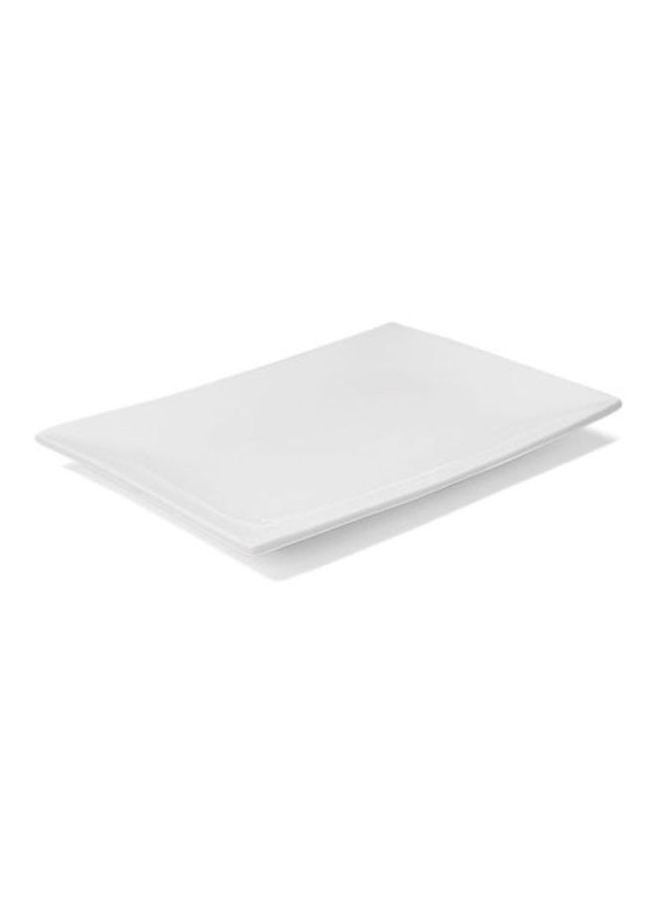 فيرونا طبق كبير مستطيل أبيض 33x23.5سم  - Image 2