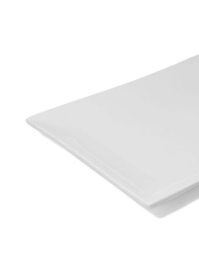 فيرونا طبق كبير مستطيل أبيض 33x23.5سم  - Image 3