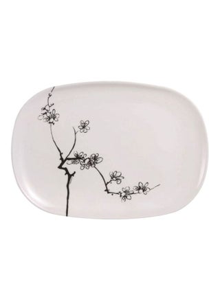 Ming Rectangular Platter White/Black 35cm - v1615381877/N42142445A_1