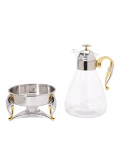 REGENT Malaika Coffee/Tea Warmer 10Cups Standard Clear/Silver/Gold  - Image 1