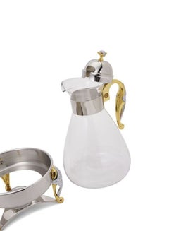 REGENT Malaika Coffee/Tea Warmer 10Cups Standard Clear/Silver/Gold  - Image 2
