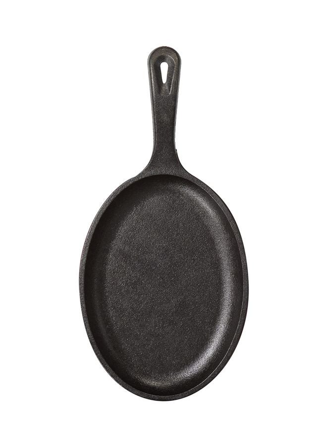 مقلاة تقديم بيضاوية الشكل أسود 10x7.5بوصة - Image 3