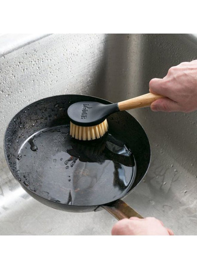 Lodge Cookware Scrubbing Brush Beige/Black/Yellow 10inch - Image 4