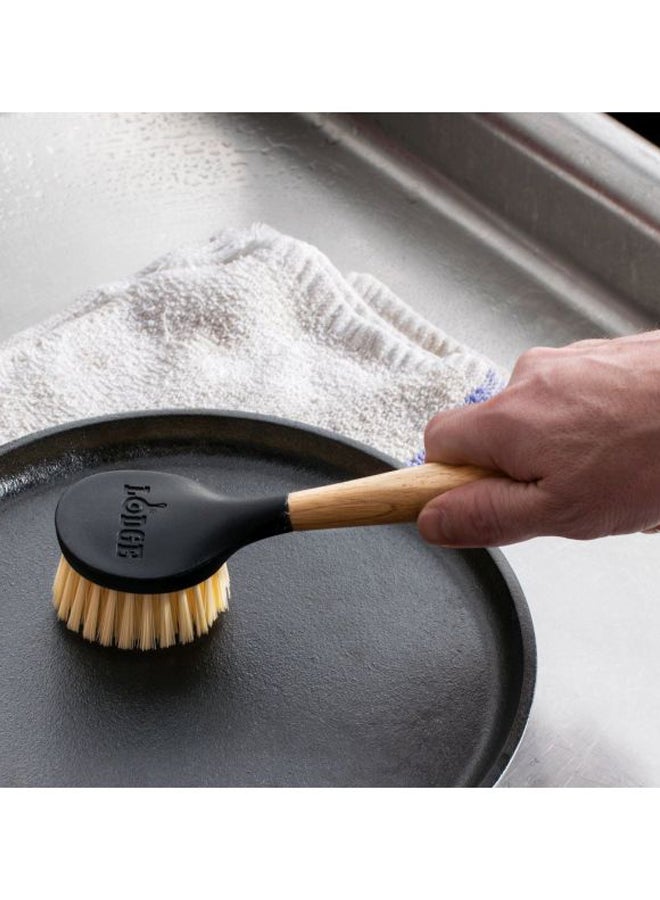 Lodge Cookware Scrubbing Brush Beige/Black/Yellow 10inch - Image 5