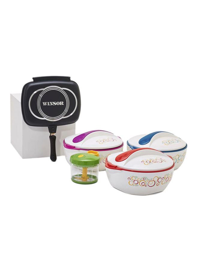 Winsor - Double Frypan Wr6021 + Cassarole Wpr1405 + Veggie Cutter Wr6052 Assorted - Image 1
