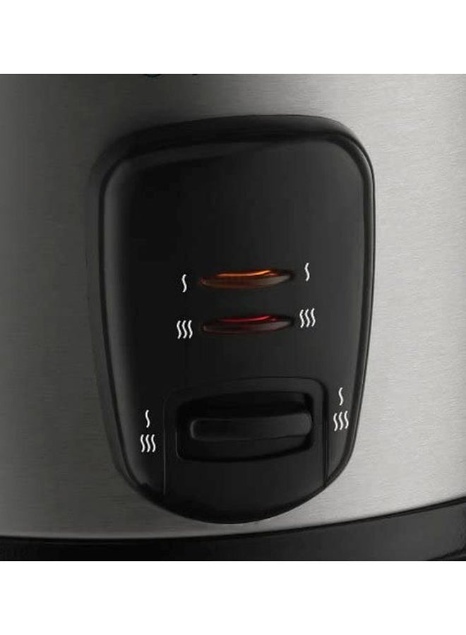 Russell Hobbs - Rice Cooker And Steamer 1.8 L 700.0 W 19750-56 Silver/Black - Image 1