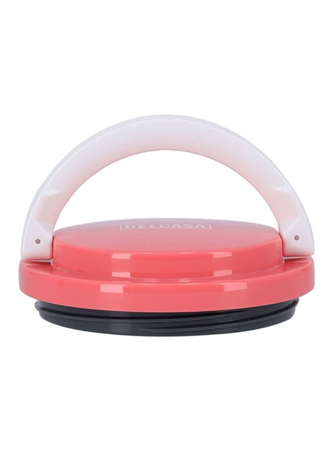 DELCASA - Lunch Box Pink/White/Silver 600ml - Image 1