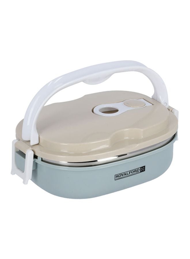 Royalford - Rectangular Lunch Box With Ss Inner 900Ml 4+ Hours High Efficiency Multi Color 20.5X15X8.2 Cm Multicolour 900ml - Image 1
