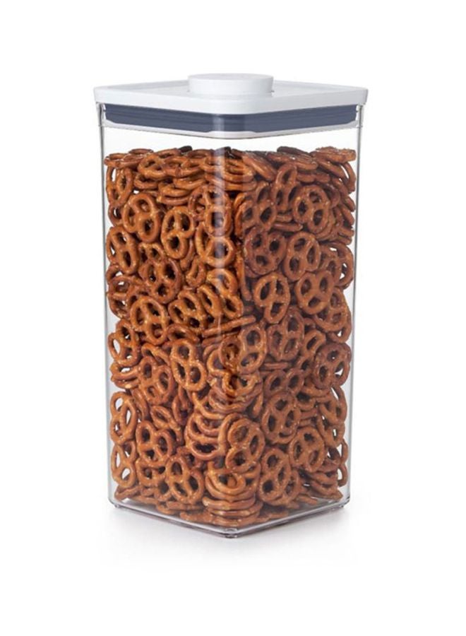 OXO GG POP 2.0 Big Square Tall Clear/White/Grey 10.7x15.7x23.6cm - Image 2