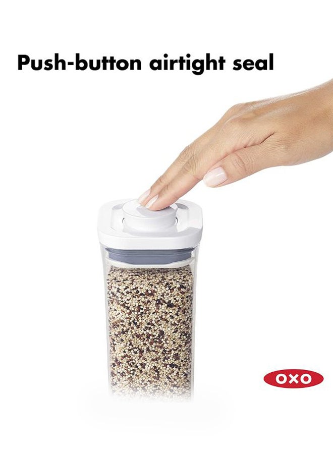 OXO GG POP 2.0 Big Square Tall Clear/White/Grey 10.7x15.7x23.6cm - Image 4