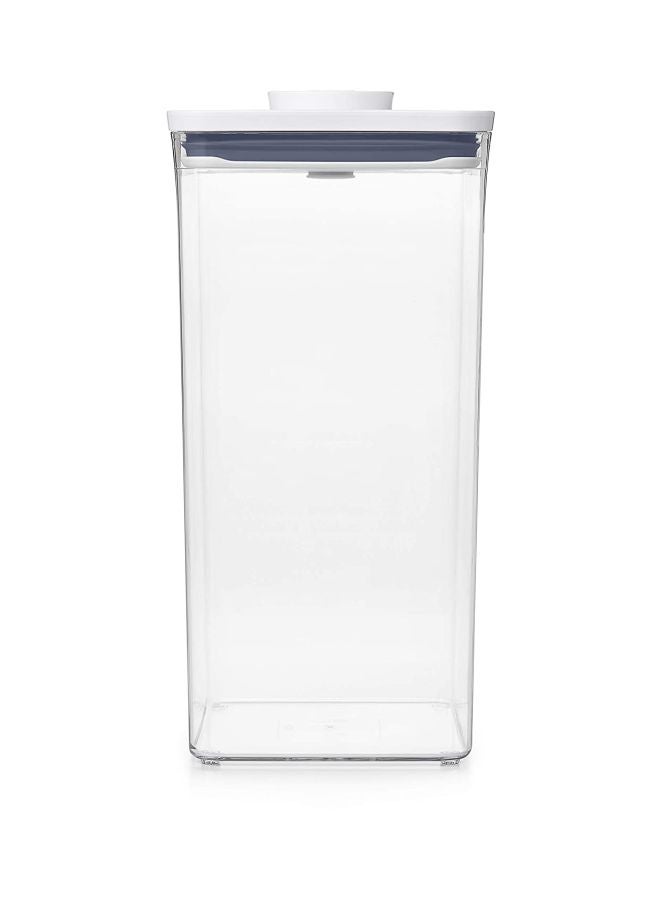 OXO GG POP 2.0 Big Square Tall Clear/White/Grey 10.7x15.7x23.6cm - Image 5