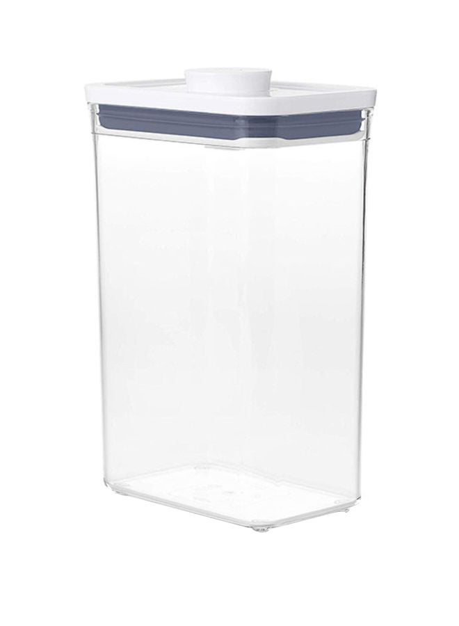 أوكسو حاوية جود جريبس بوب 2.0 بتصميم مستطيل ومتوسط الطول شفاف/ أبيض/ رمادي 6.05 x 3.95 x 10سم - Image 1