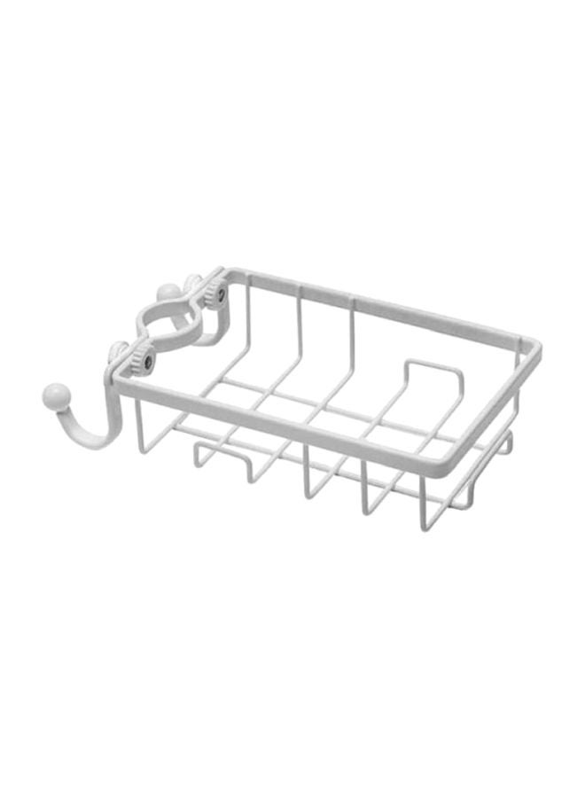 Beauenty Adjustable Stainless Steel Drainage Shelf White 15x4x3.2cm - Image 1