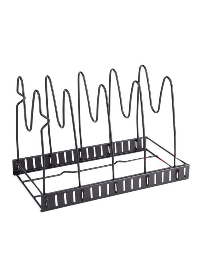 Beauenty Metal Dish Rack Stand Black 38.1x20.5x26cm - Image 1