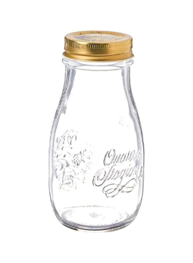 Bormioli Rocco - Quattro Stagioni Storage Bottle Clear/Gold - Image 1