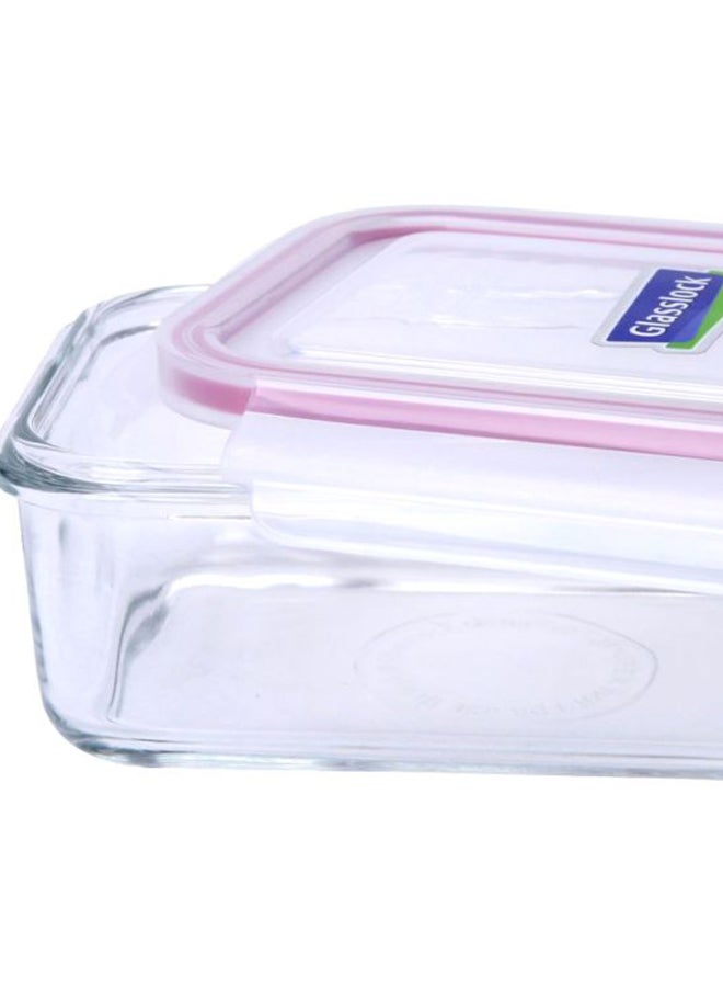 Glasslock Rectangular Container Clear 715ml  - Image 2