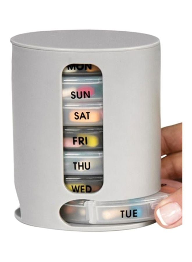 MARGOUN Weekly Pill Organizer Box Grey - Image 2