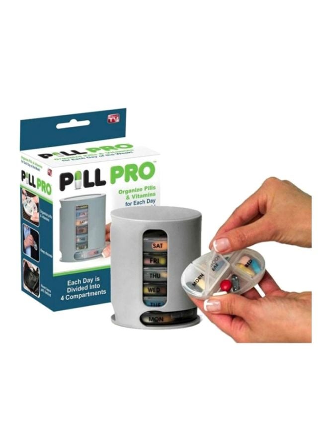 MARGOUN Weekly Pill Organizer Box Grey - Image 3