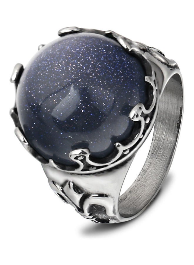 جوي شيك خاتم علي شكل دائري بتفاصيل من حجر سان - Image 2