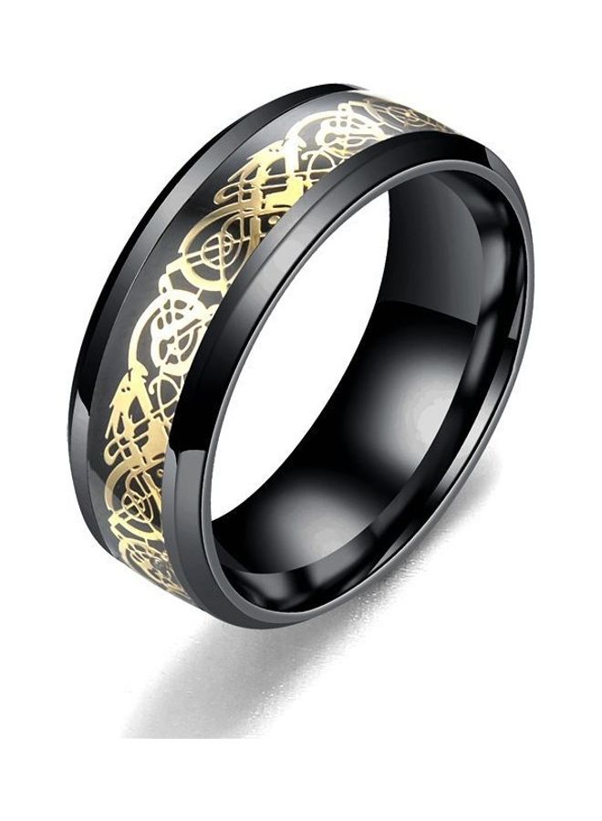 جوي شيك خاتم بنقوش على شكل تنين