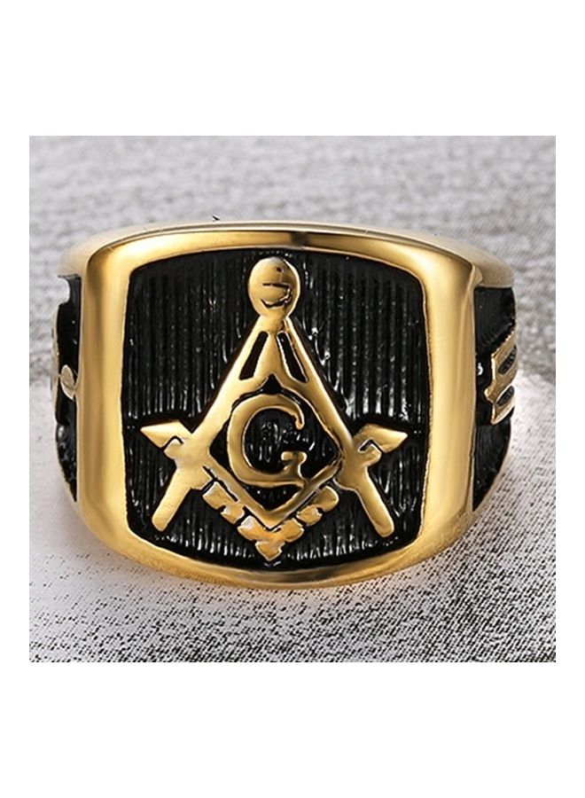Joychic - AG Symbol Stylish Ring - Image 1