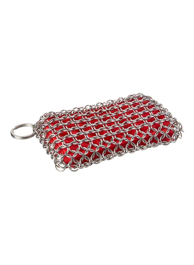 Lodge High Grade Scrubbing Pad Red/Silver 1 x 5.2 x 8.7inch - Image 1