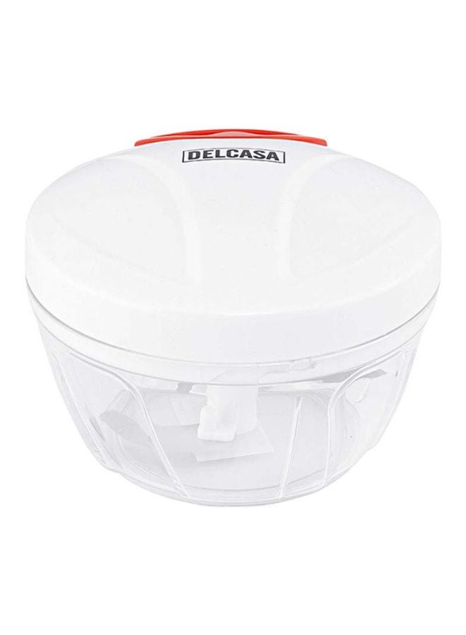 DELCASA - Handy Pull Chopper With Jar White 500ml - Image 1