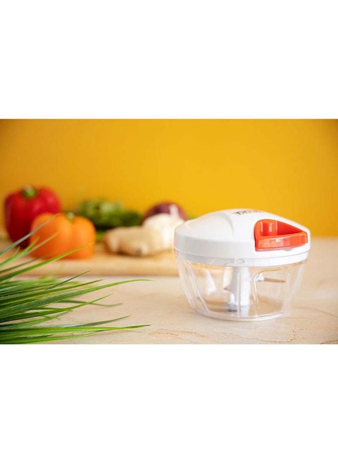 DELCASA - Handy Pull Chopper With Jar White 500ml - Image 1