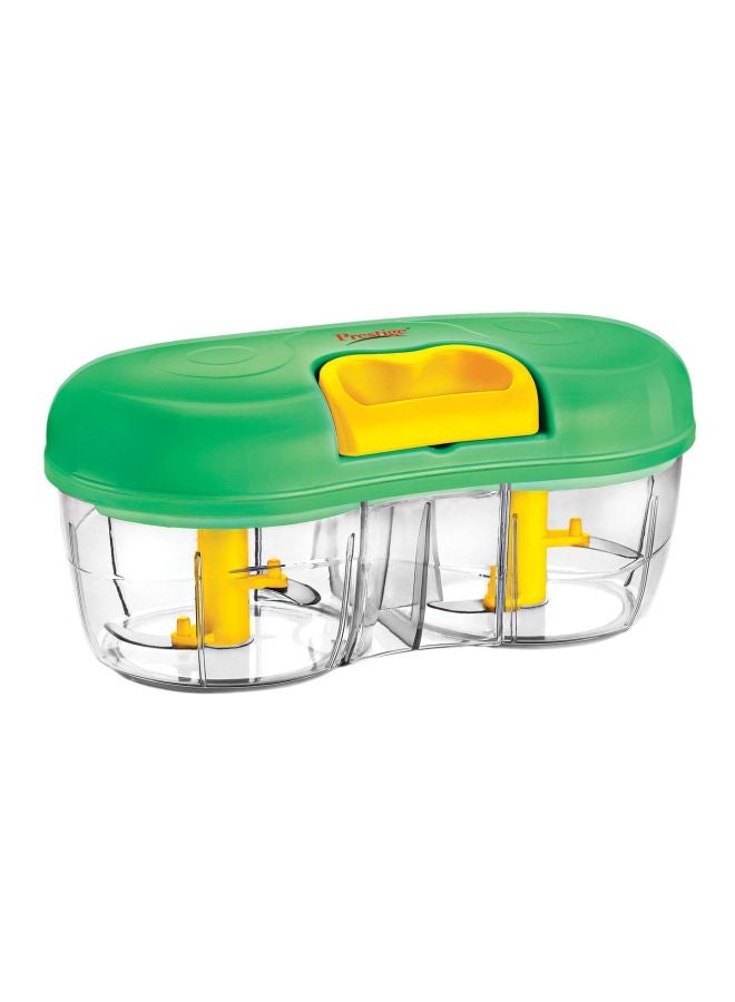 Winsor Twin Vegetable Chopper And Blender Green/Yellow/Clear  - Image 1