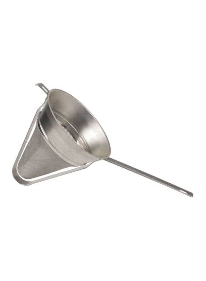 راج مصفاة مخروطية بشبكة رفيعة فضي 21.5x19سم