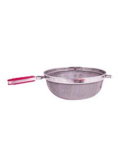 Rainbow Juice Strainer Silver/Red 28.5cm