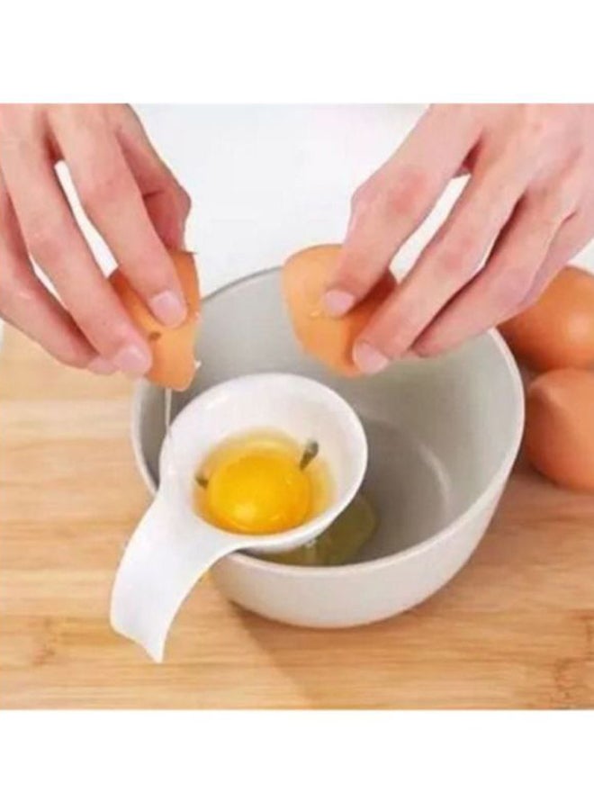Sharpdo - Egg Yolk Separator White 10x7x3.5cm - Image 1