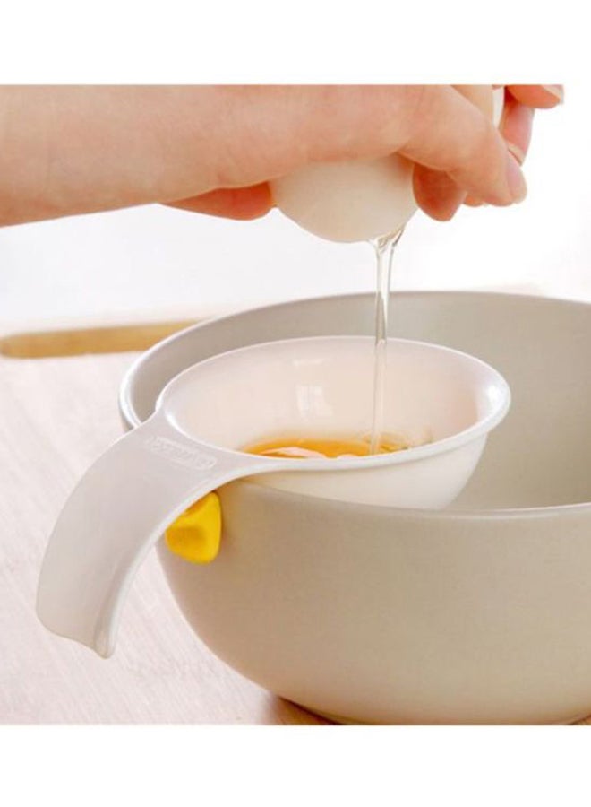 Sharpdo - Egg Yolk Separator White 10x7x3.5cm - Image 1