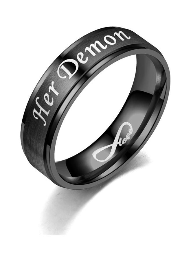 Joychic Her Demon Printed Ring